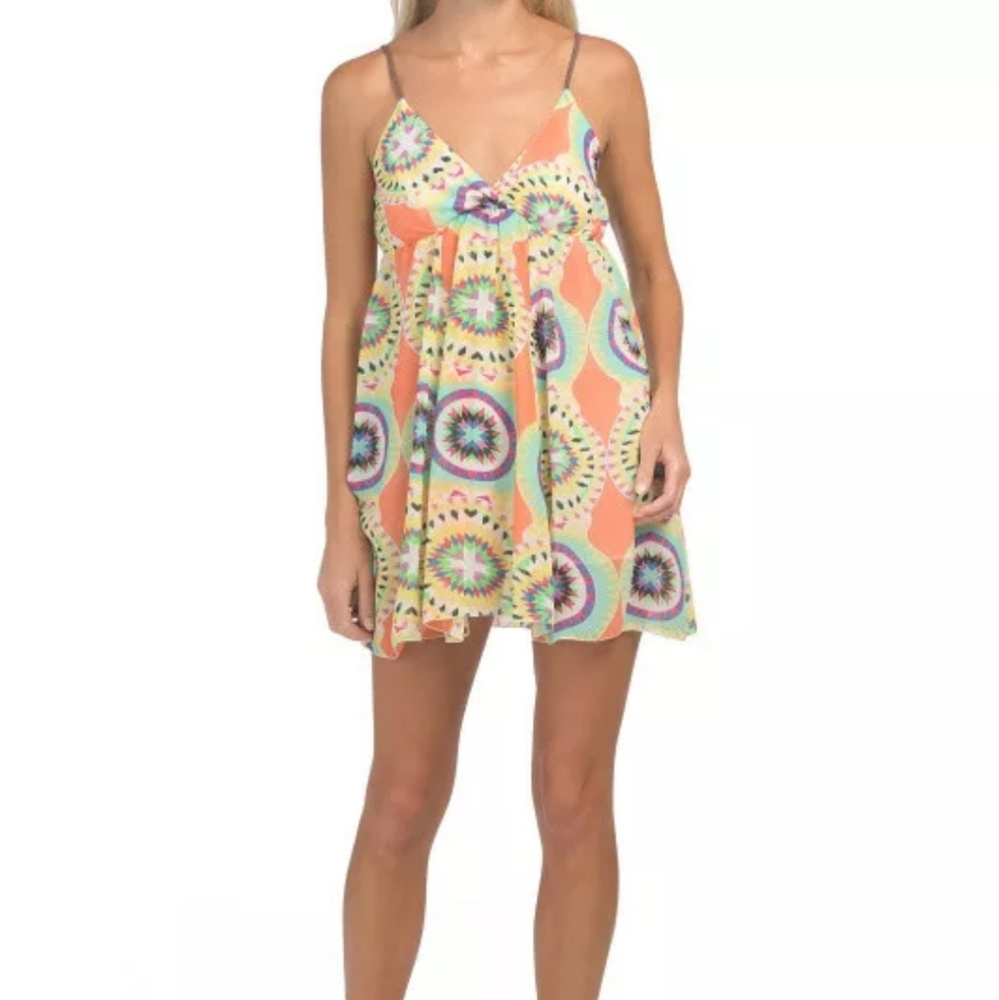Printed Multi Colored Summer Dress